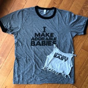 Matching Etsy shirts, I make adorable babies